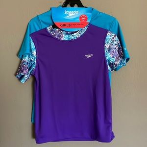 NWT rash guards 2 total size Medium kids 10
